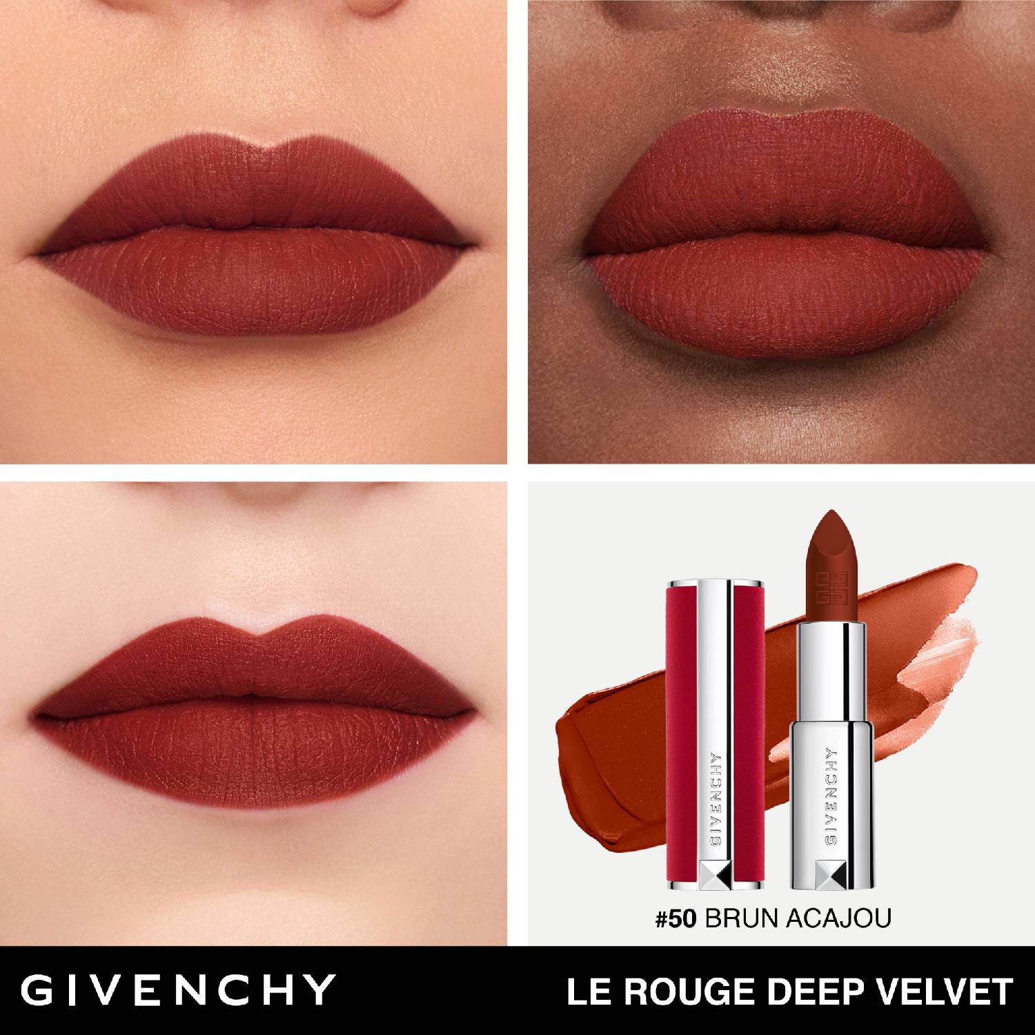 GIVENCHY LE ROUGE DEEP VELVET (LIPSTICK  MATE ULTRAPIGMENTADO DE LARGA DURACIÓN)